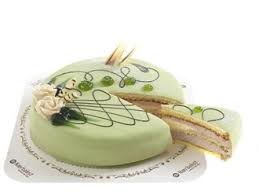 Lugano Grønn marsipankake 16-18 pers