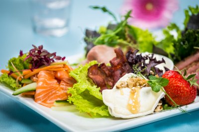 Klassisk lunsjtallerken